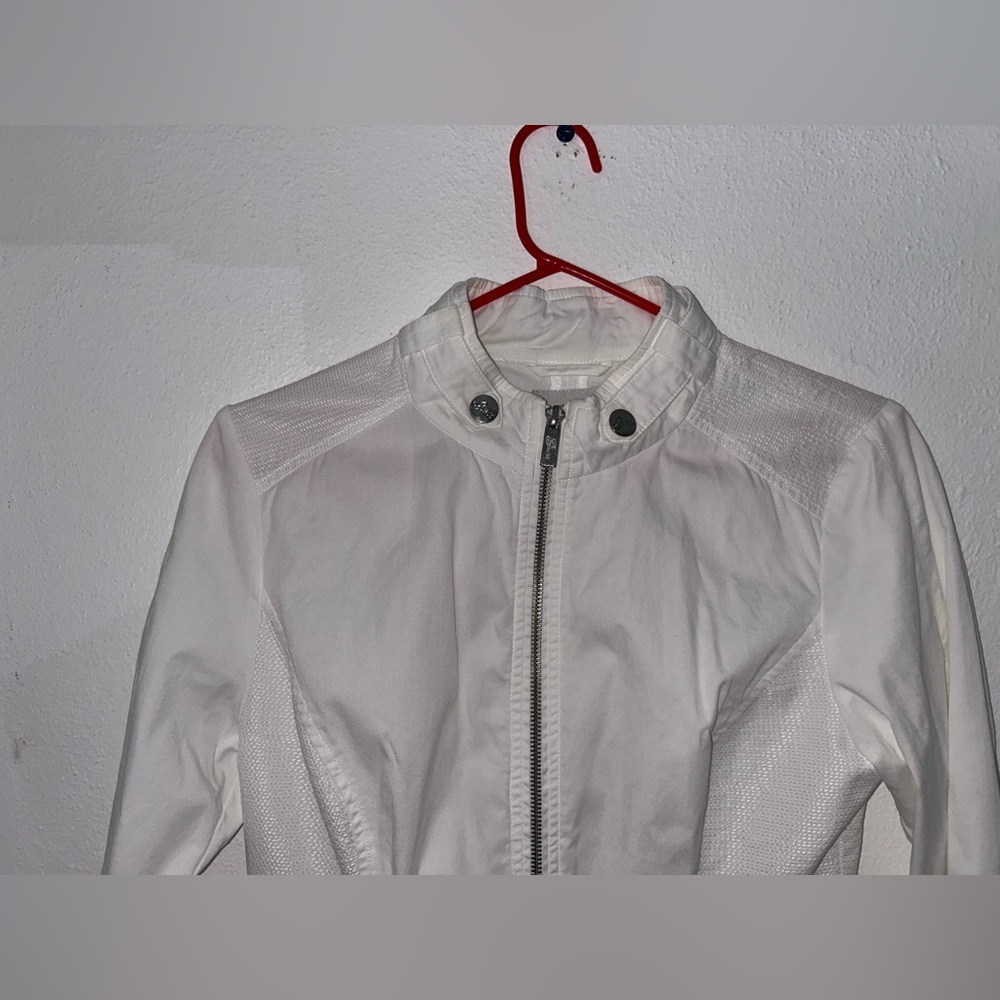 Guess White Jacket Size Xsmall - Picture 4 of 13